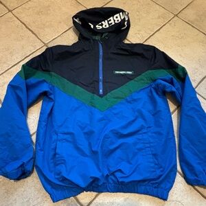 Members Only Navy Mens Jacket Windbreaker Small